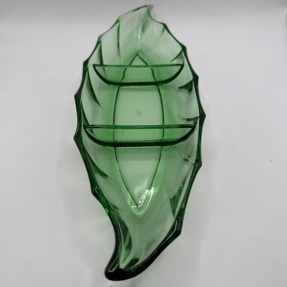 Heisey Glass Moongleam green 13